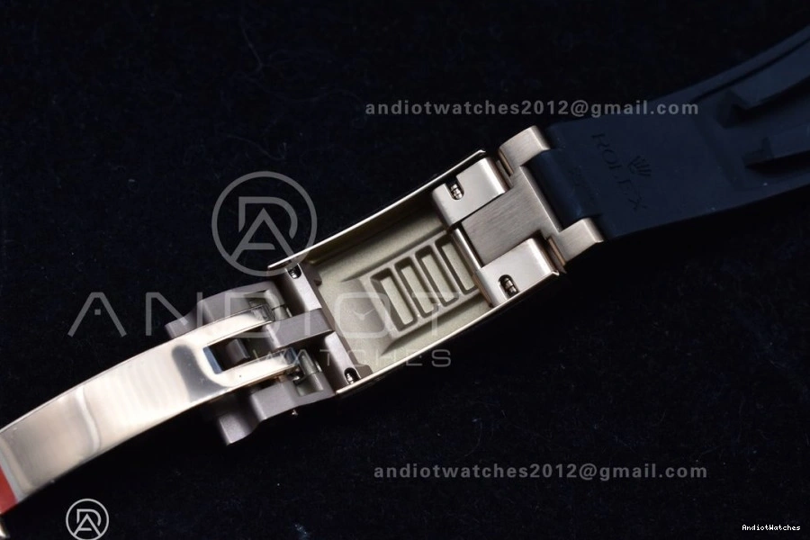 126655 ARF 1:1 WrinkleFree on Best Oysterflex 1203 Strap VR3235 (Gain Edition Yacht-Master Weight) 0319